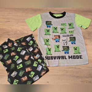 Minecraft Survival Mode Pajama Set